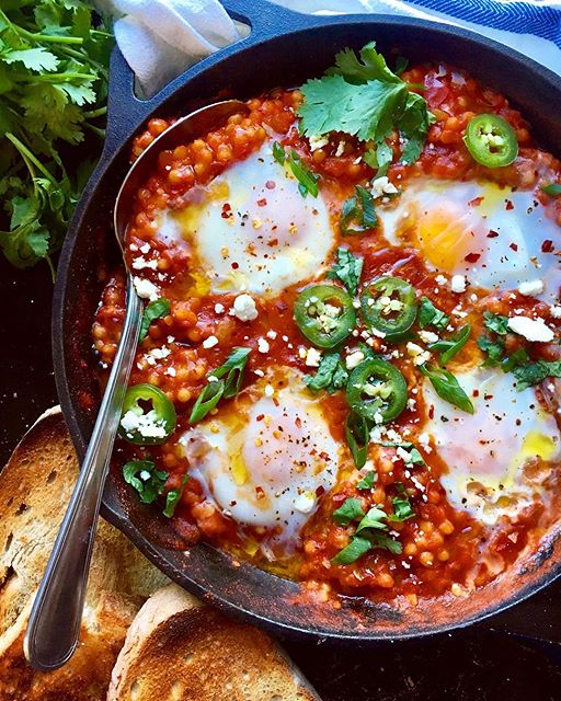 Shakshuka With Pearl Couscous | The Feedfeed