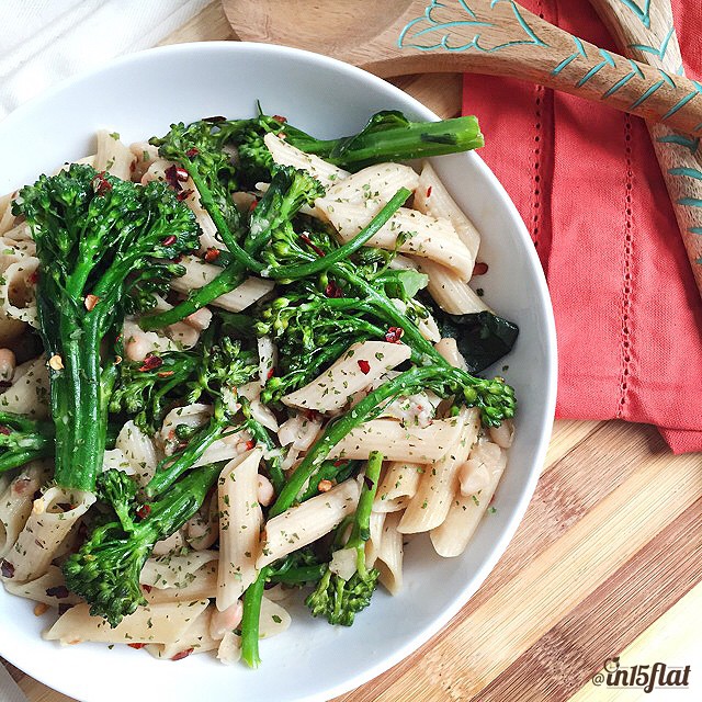 Garlic & Broccoli Rabe Penne Recipe The Feedfeed