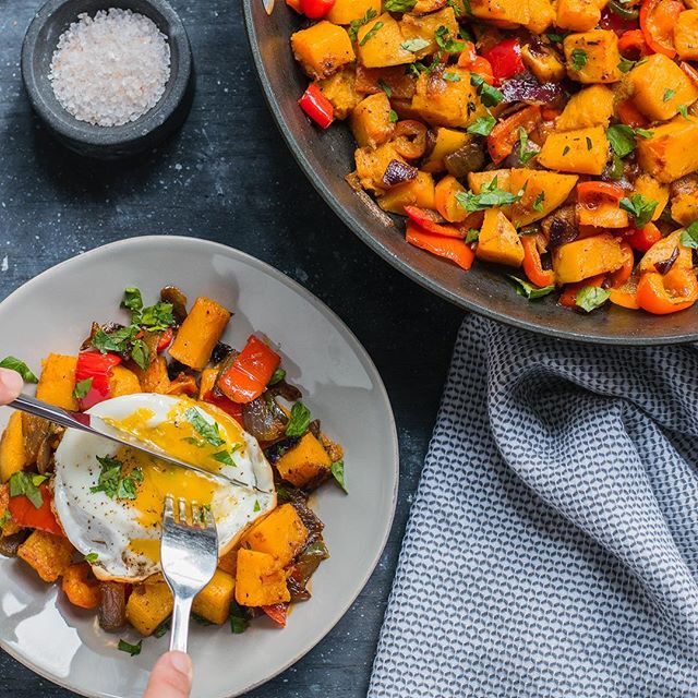 Paprika Spiced Butternut Squash Hash by thenonchalantcook Quick & Easy Recipe The Feedfeed