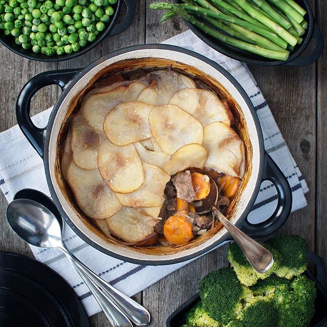 Lamb Hotpot With Crispy Potato Topping Recipe The Feedfeed