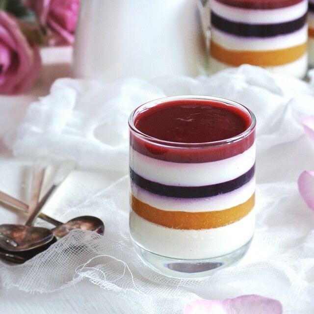 Layered Panna Cotta By Madamejuju Quick Easy Recipe The Feedfeed