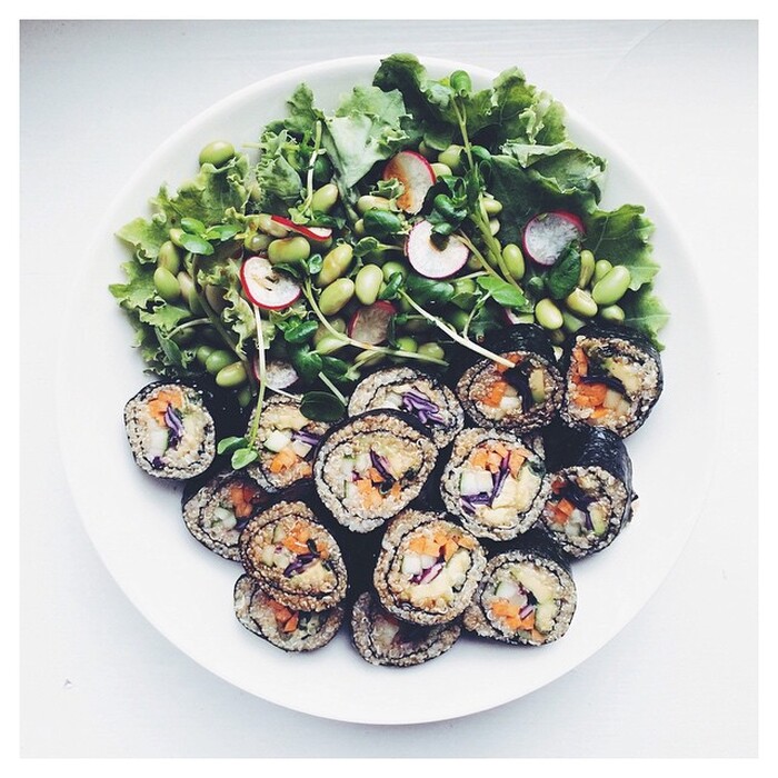 Quinoa And Amaranth Sushi By Anniskk Quick Easy Recipe The Feedfeed