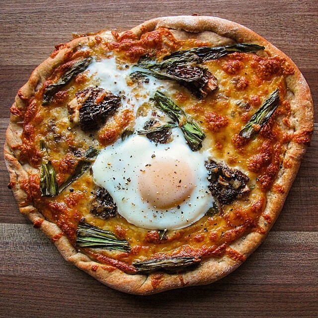 Morel Mushroom And Ramp Pizza Recipe By Reid Boudreau The Feedfeed