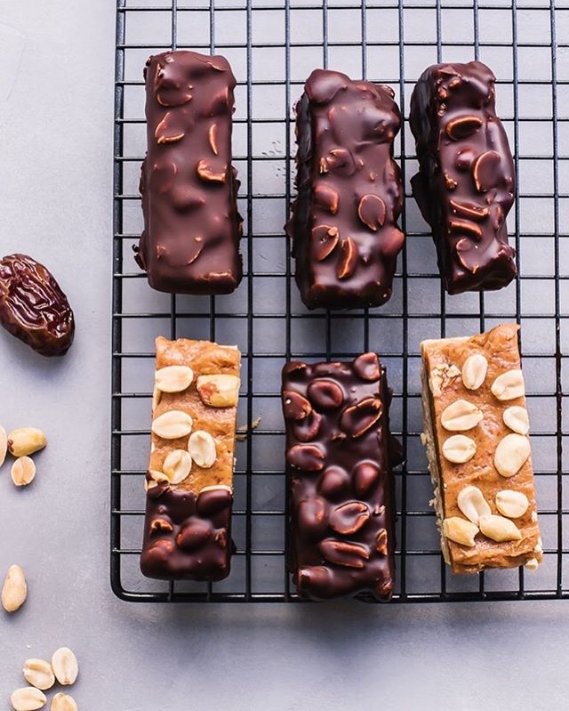 Caramel Peanut Nougat Bars Recipe The Feedfeed