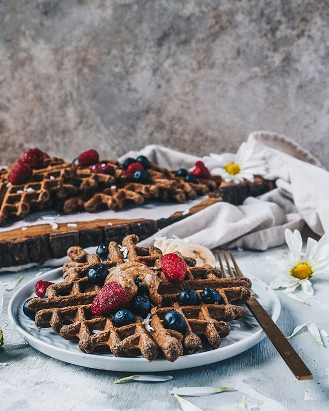 Almond Butter Buckwheat Banana Waffles Recipe The Feedfeed