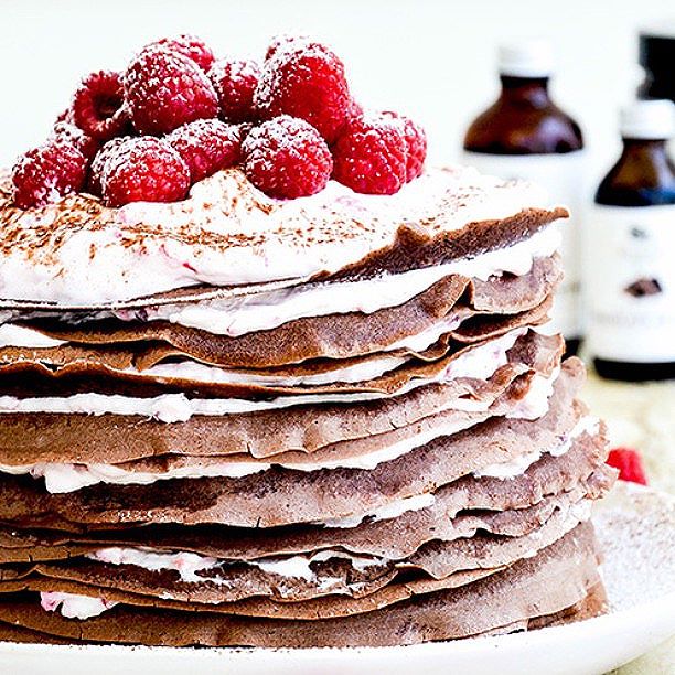 Strawberry Nutella Chocolate Crepe Cake – Modern Honey