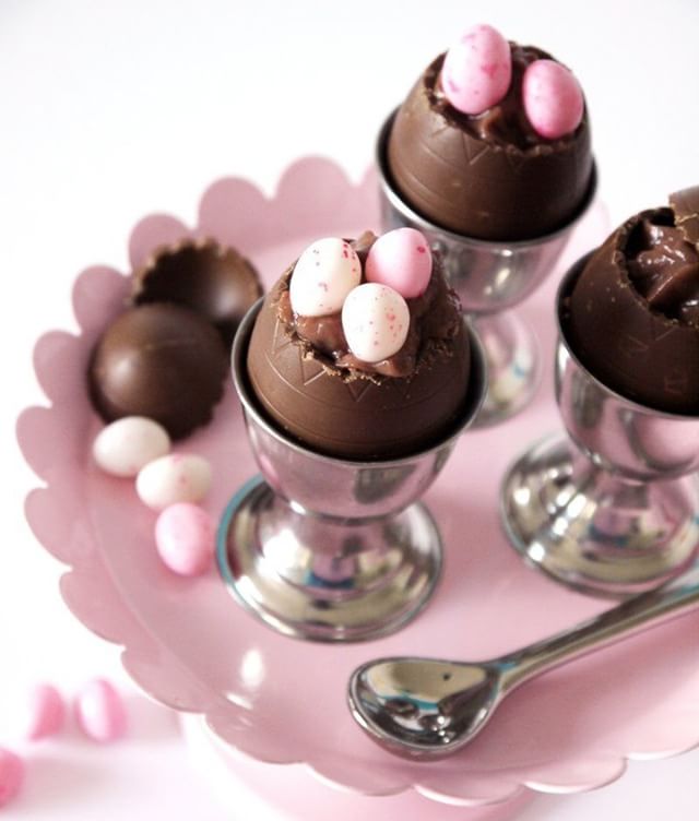 Chocolate Mousse Easter Eggs The Feedfeed