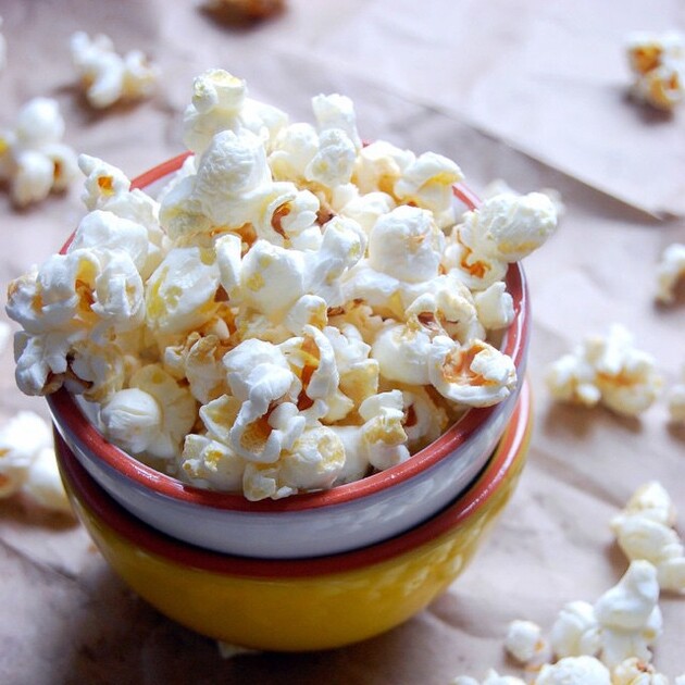 Maple and Sea Salt Stovetop Popcorn