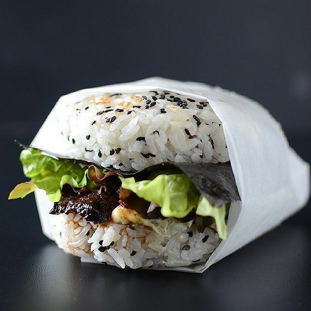 Teriyaki Steak Sushi Burger - The Flavor Bender