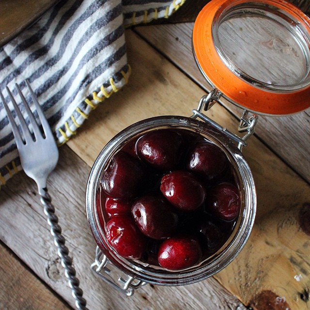 Pickled Cherries recipe