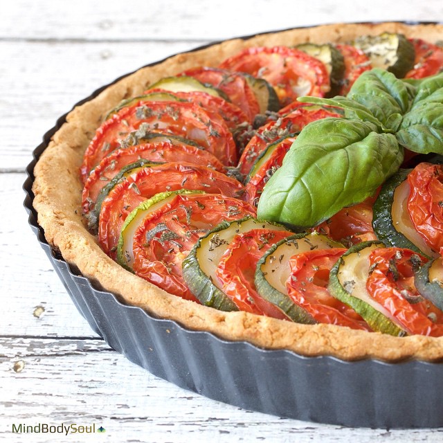 Fresh Tomato Zucchini Pie by mindbodysoulhc Quick & Easy Recipe The