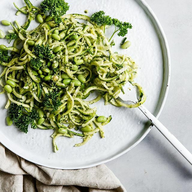 Lemony Pesto Pasta With Edamame & Almonds by issycroker | Quick & Easy  Recipe | The Feedfeed