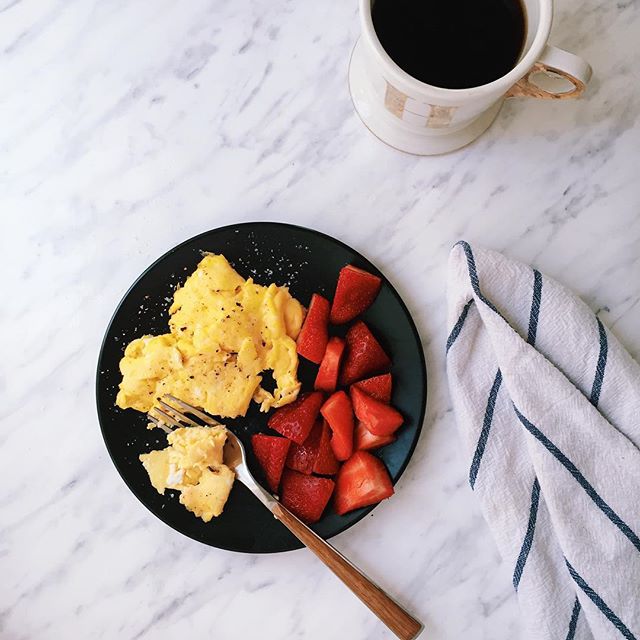Scrambled Eggs With Creme Fraiche & Chives On Bread Recipe The Feedfeed