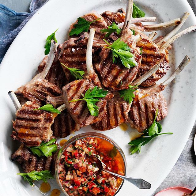 Chimichurri And Grilled Lamb Cutlets By Foodtoloveau | Quick & Easy ...