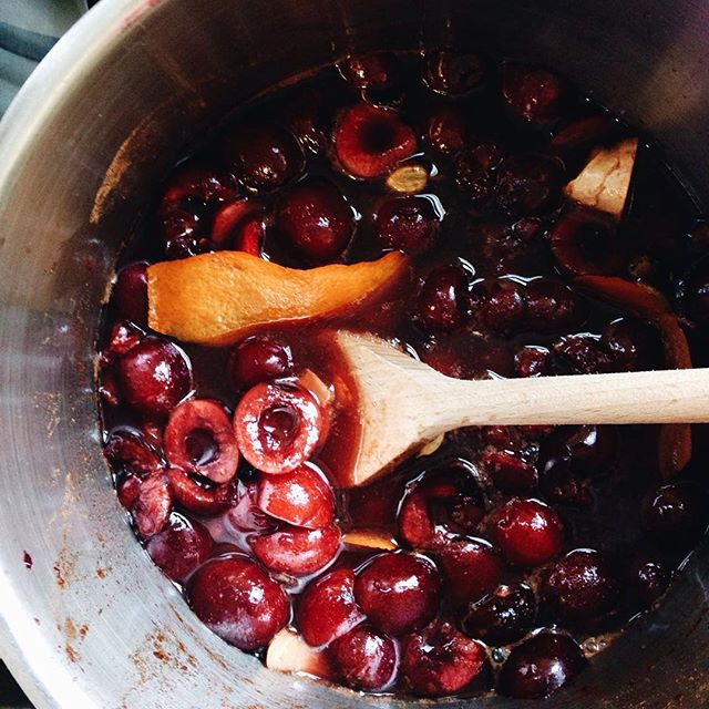 Pickled Cherries Recipe The Feedfeed