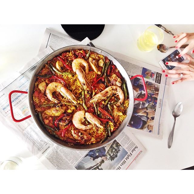 Paella With Shrimp, Chicken & Rice recipe