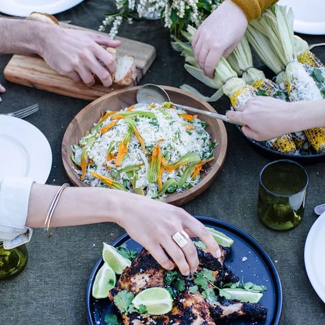 Zucchini Blossom Rice Salad Recipe The Feedfeed