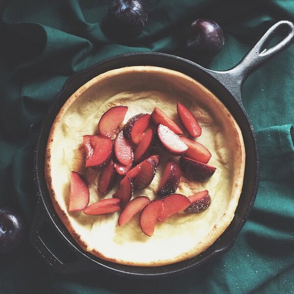 Dutch Baby With Berries And Creme Fraiche Recipe By Amanda Frederickson The Feedfeed