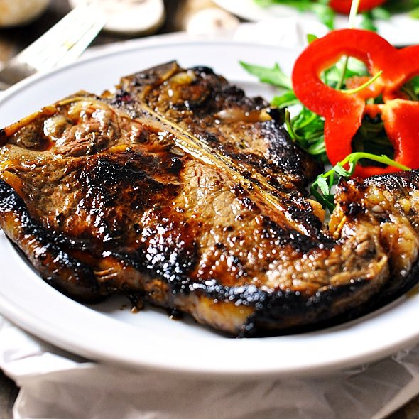 If you love a good steak…try this marinade! Some friends told us abou