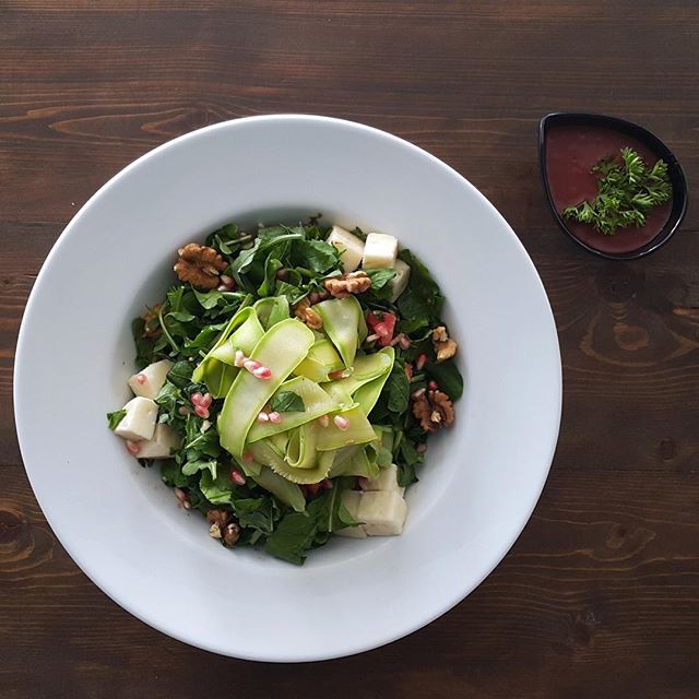 Salad With Sour Cherry Jam, Balsamic Vinegar & Walnuts Recipe The