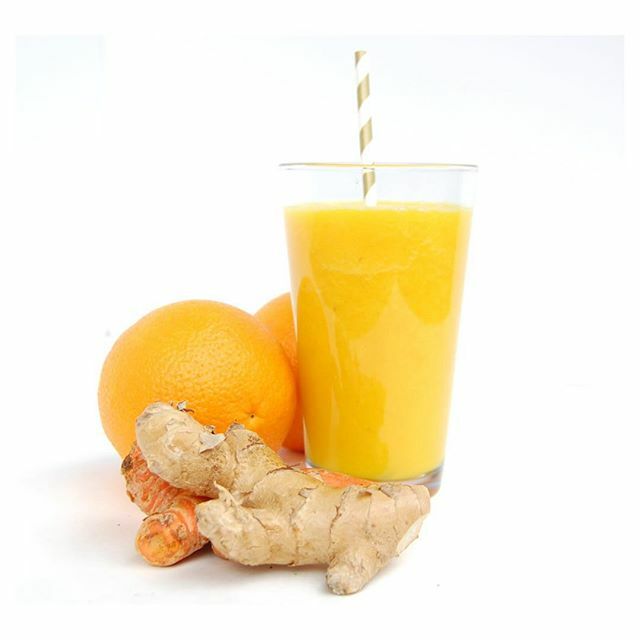 Anti Inflammatory Orange Ginger And Turmeric Juice