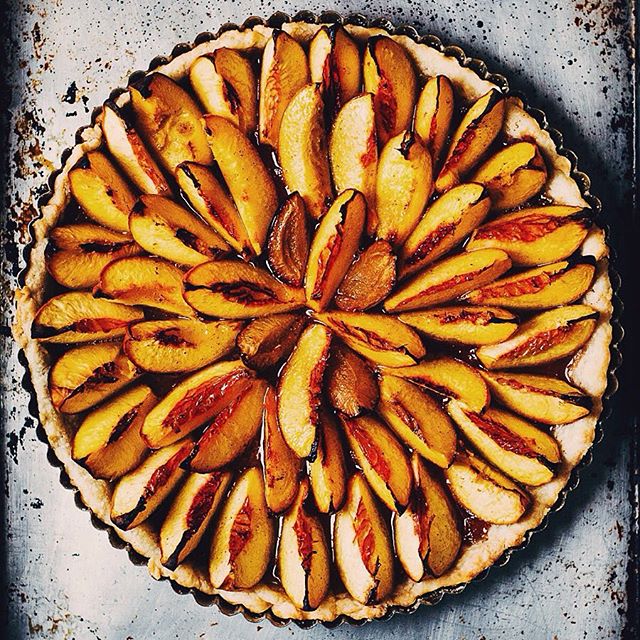 Brown Butter Yellow Nectarine & Plum Tart Recipe The Feedfeed