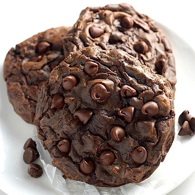 Double Chocolate Fudge Cookies Recipe The Feedfeed