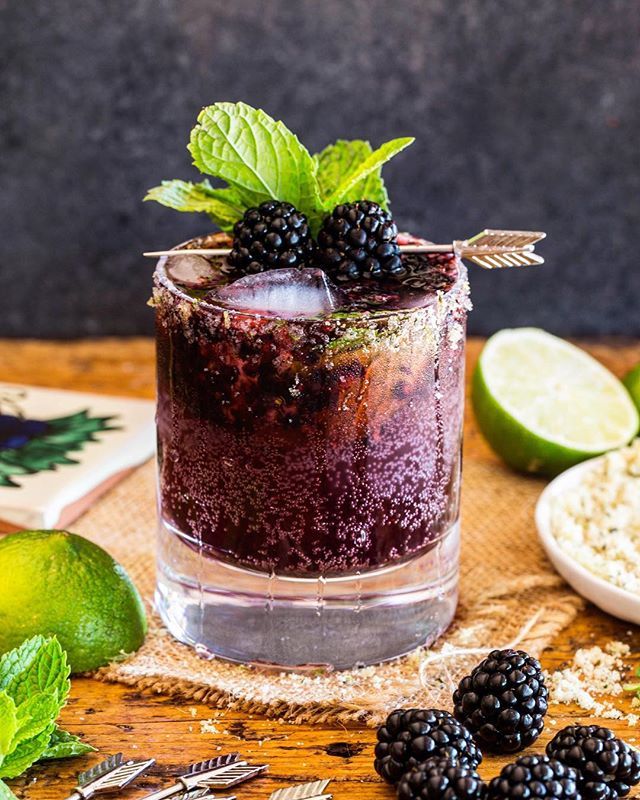 Blackberry Mojito Cocktail With Mint And Vanilla Simple Syrup Recipe By Eitan Bernath The Feedfeed