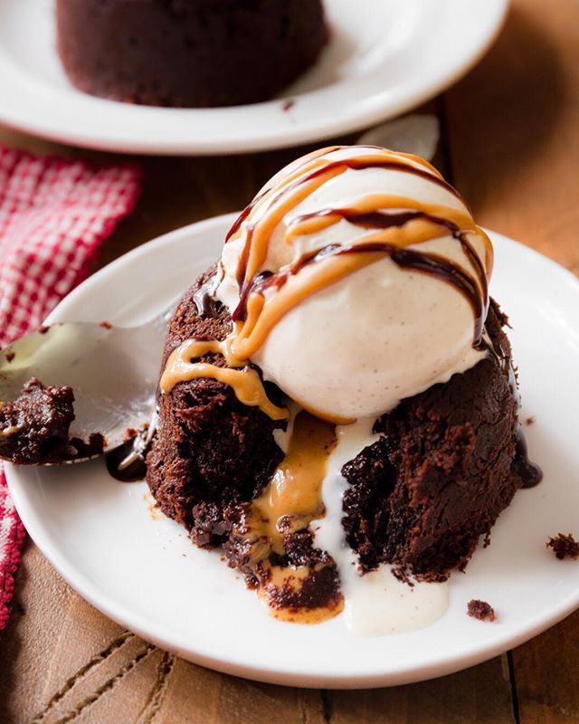 Chocolate and Peanut Butter Lava Cakes Recipe The Feedfeed