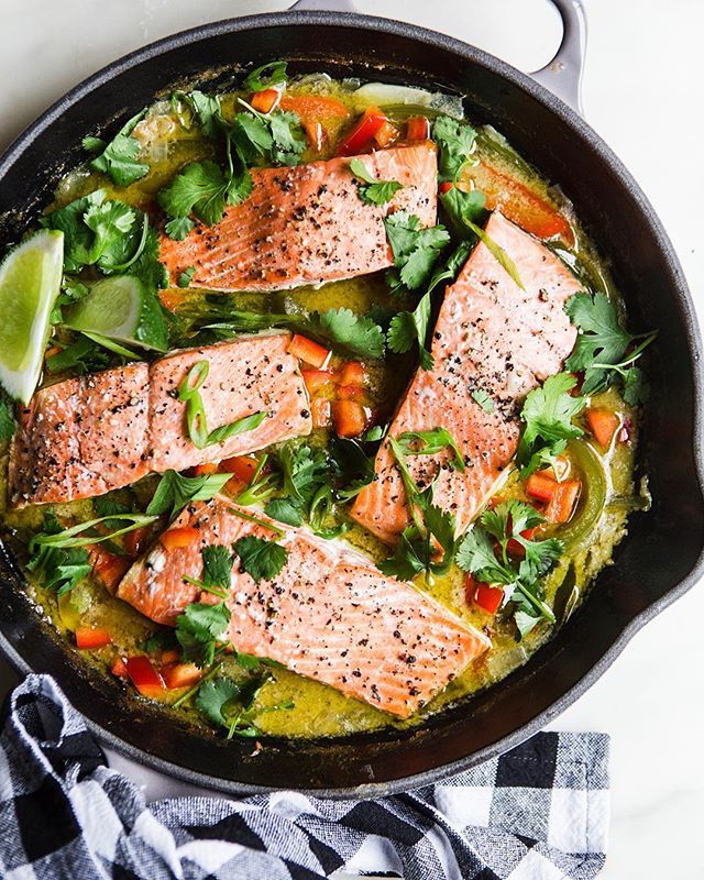 Green Curry Salmon Recipe | The Feedfeed