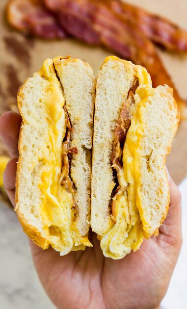 Easy Meal Prep Breakfast Sandwiches - Kalejunkie