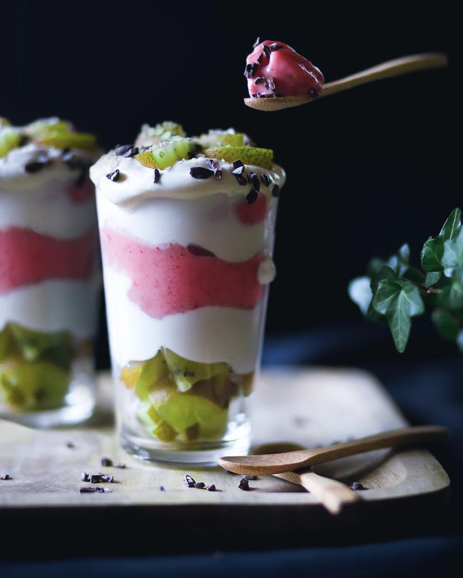 Kiwi Banana Strawberry Yogurt Parfait Recipe The Feedfeed