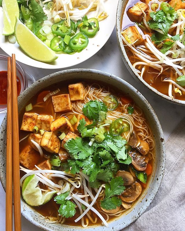 Tofu and Mushroom Noodle Soup by supperwithmichelle | Quick & Easy ...