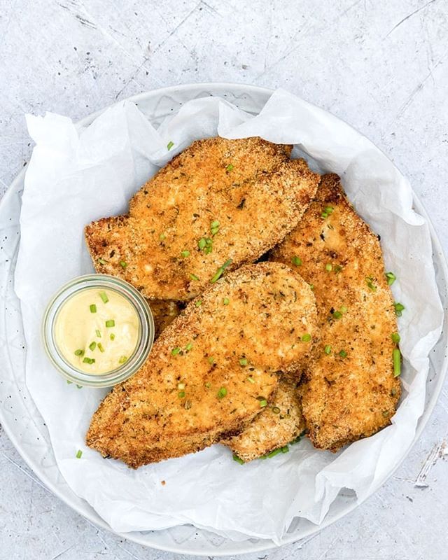 Parmesan and Herbs Crispy Chicken Breast Recipe | The Feedfeed