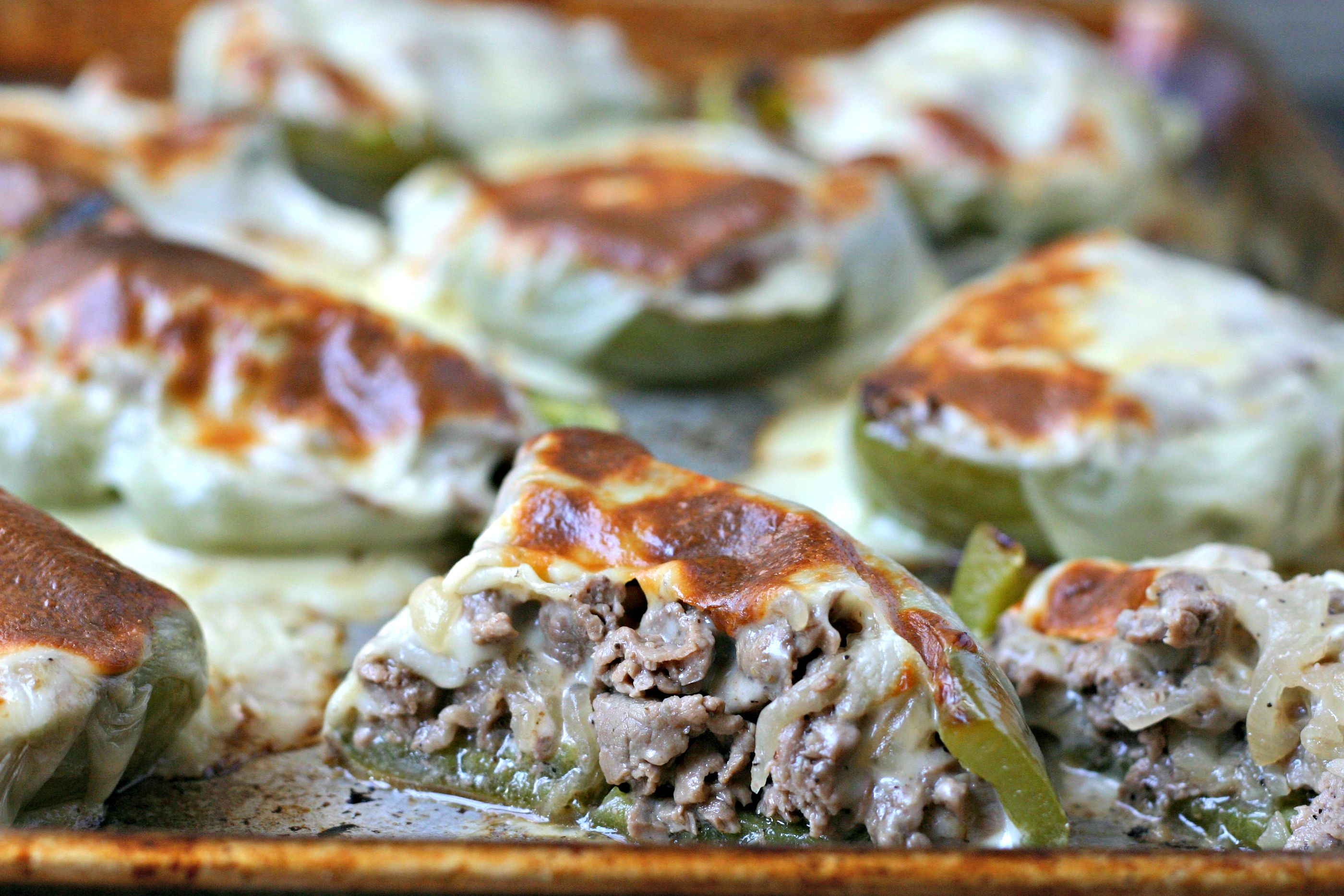 Philly Cheesesteak Stuffed Peppers Recipe By Alyssa B The Feedfeed