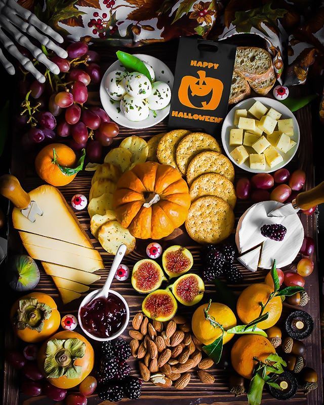 Spooky Halloween Cheese Board Recipe By Valerie Azinge The Feedfeed