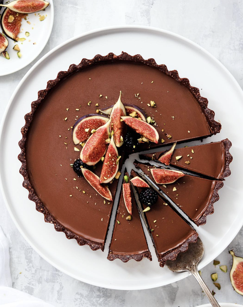 Vegan Orange Chocolate Ganache Tart Recipe | The Feedfeed
