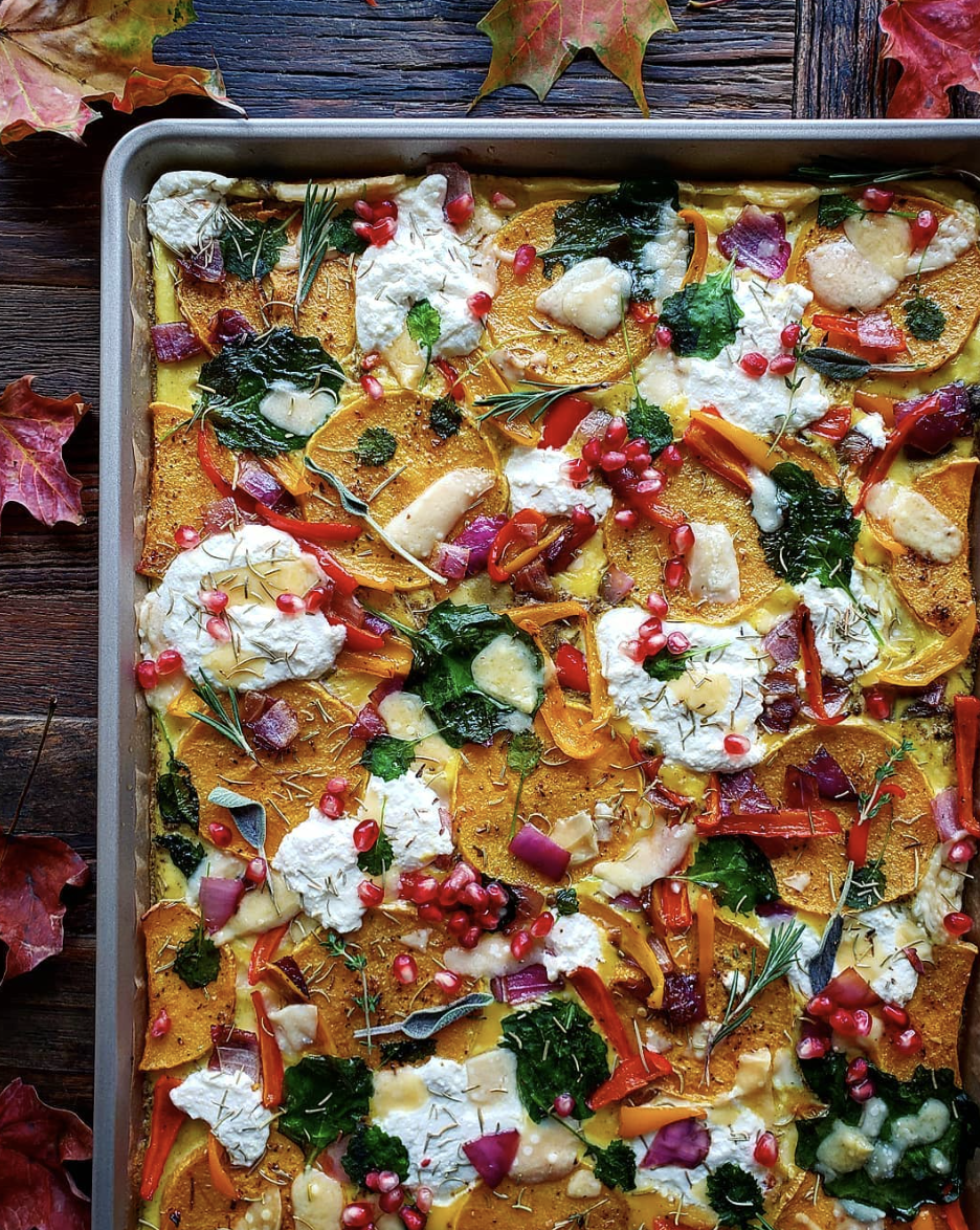 Butternut Squash and Kale Frittata with Ricotta by lorindabreeze