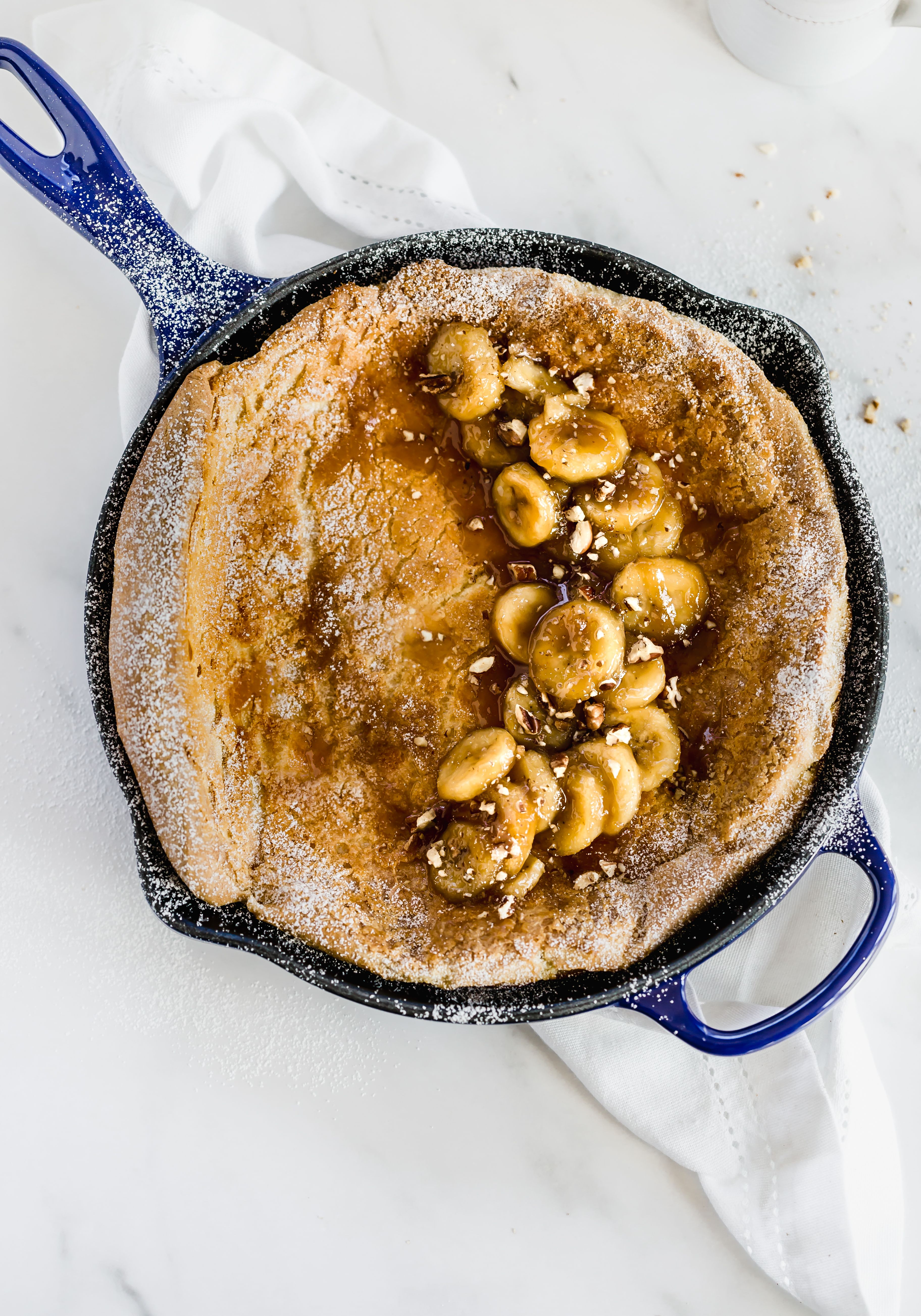 Banana Dutch Baby Oven Pancake - 31 Daily