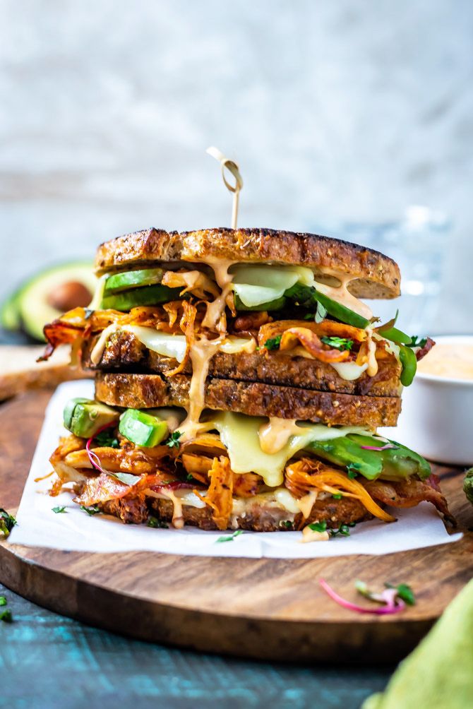 Chipotle Chicken Avocado Melts by hostthetoast | Quick ...