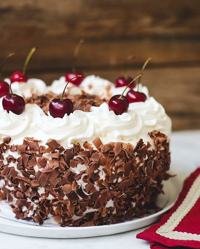 Chocolate Cherry Layer Cake Recipe | The Feedfeed