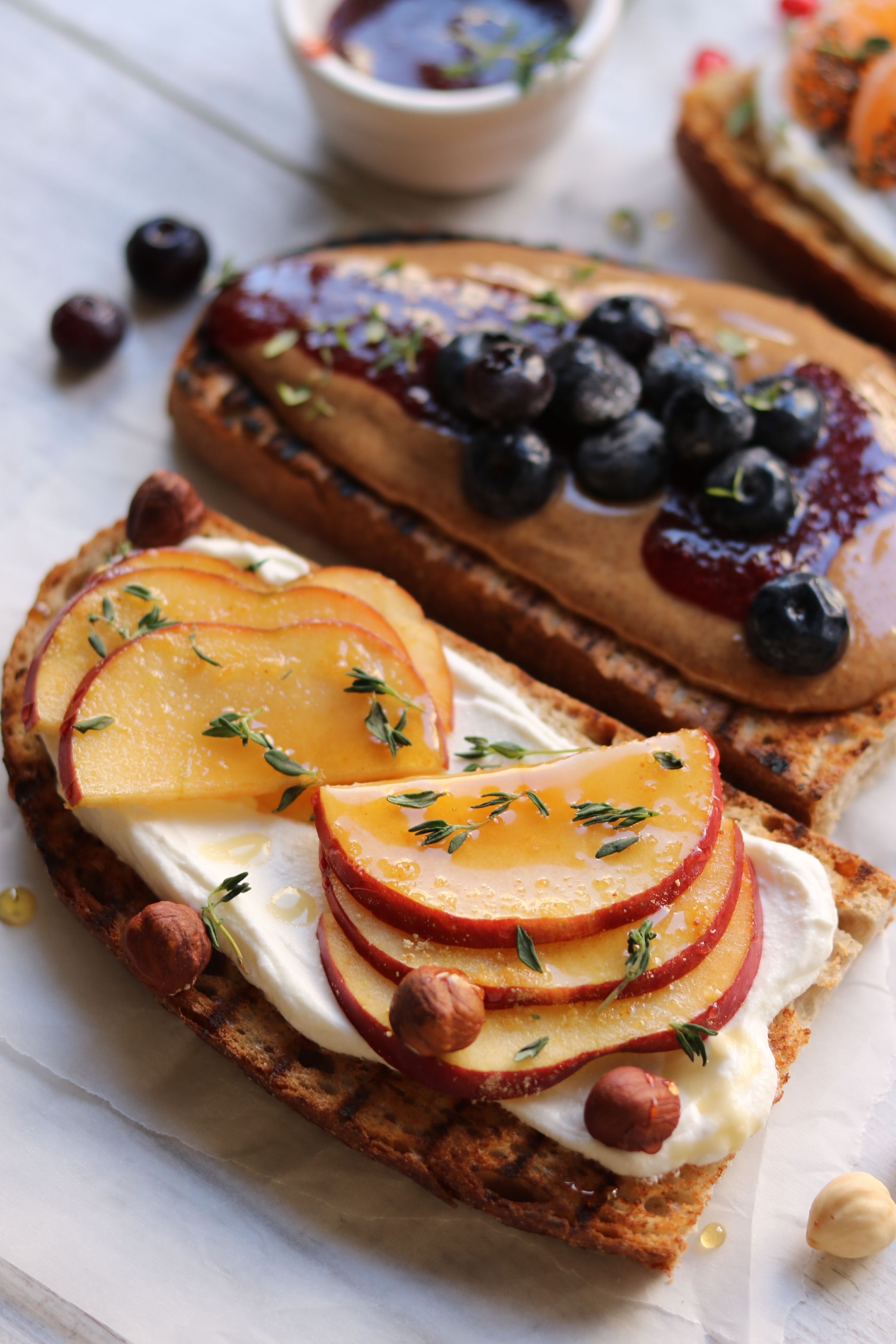 Apple Ricotta Toast Recipe | The Feedfeed