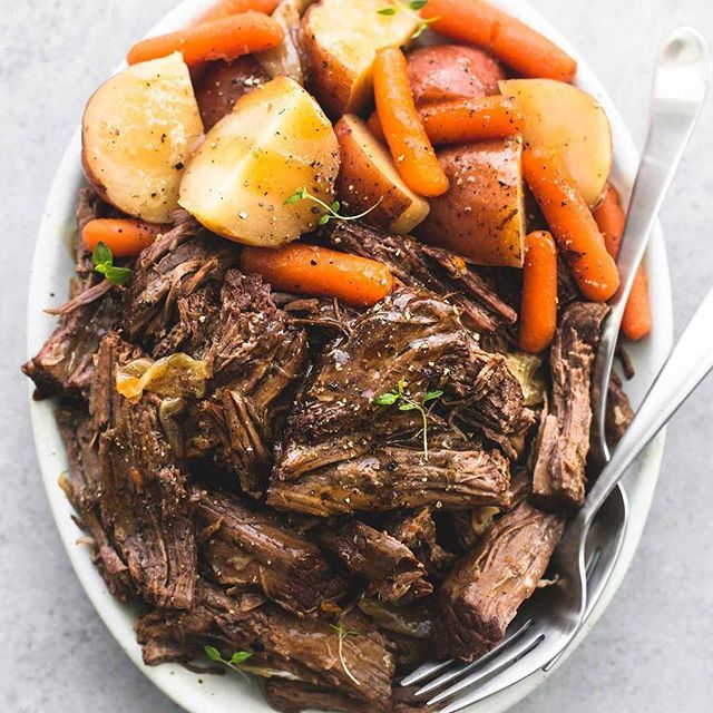 Pot Roast with Carrots and Potatoes Recipe | The Feedfeed