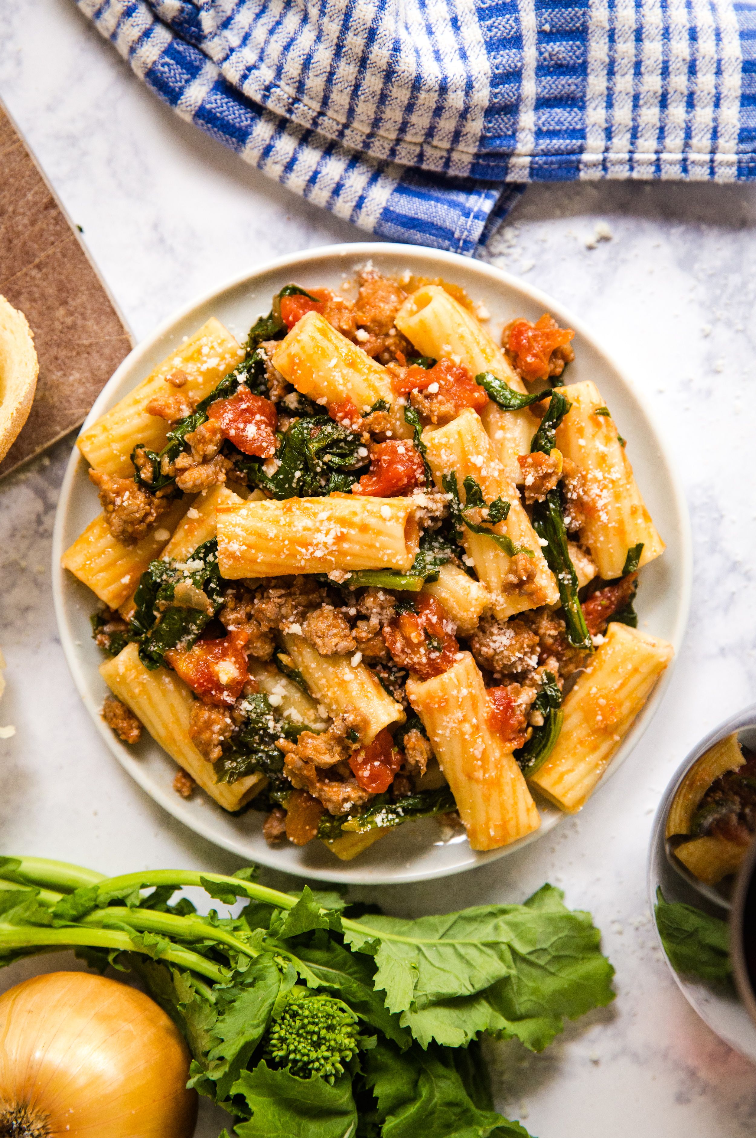 Spicy Sausage Pasta with Rapini Recipe | The Feedfeed