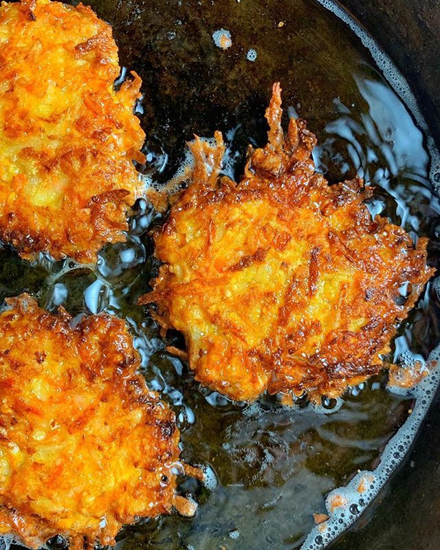 Root Vegetable Latkes by thefeedfeed Quick & Easy Recipe The Feedfeed
