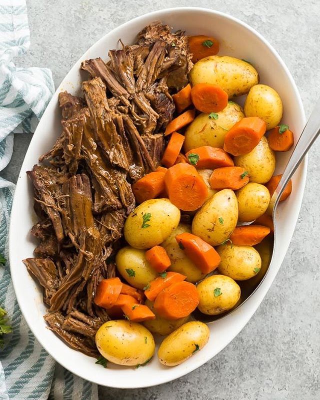 Bukken wenselijk Deuk Instant Pot Roast Beef with Potatoes and Carrots by thereciperebel | Quick  & Easy Recipe | The Feedfeed