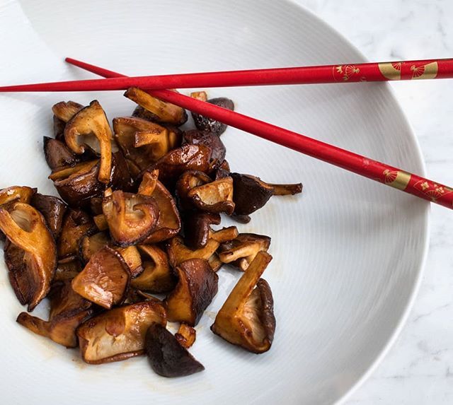 Butter Fried Shiitake with Soy Sauce Recipe The Feedfeed