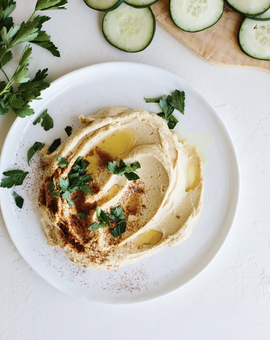 Easy Garlic Hummus Recipe The Feedfeed