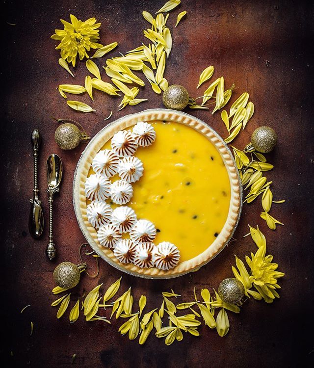 Passion Fruit Tart with Meringue Recipe The Feedfeed