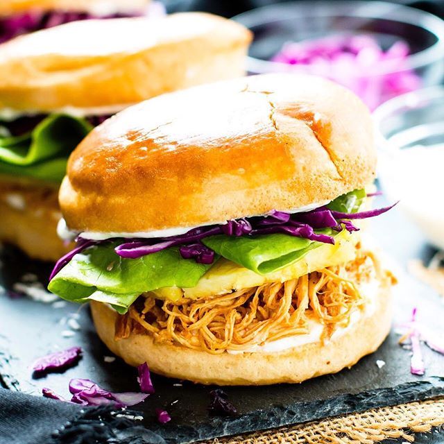 Hawaiian Chicken Sandwiches Recipe By London Brazil The Feedfeed